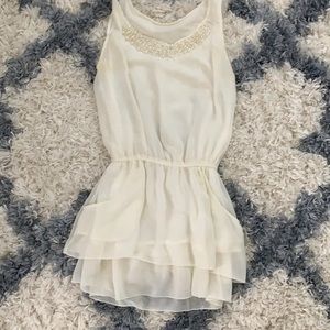 Pearl embellished tank